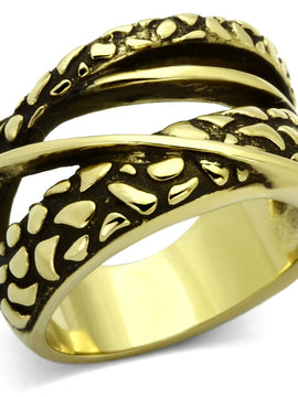 Women Stainless Steel No Stone Rings TK1025