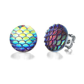 Mermaid Stud Earrings